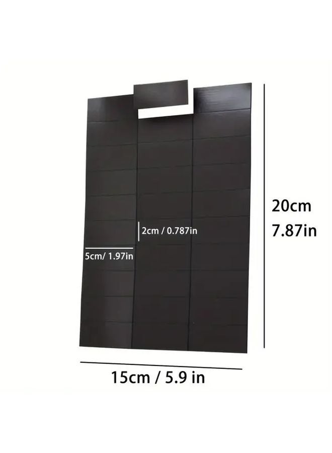 180pcs Magnetic Tape Kit Self Adhesive Strips For Fridge Whiteboard DIY Crafts - Image 5