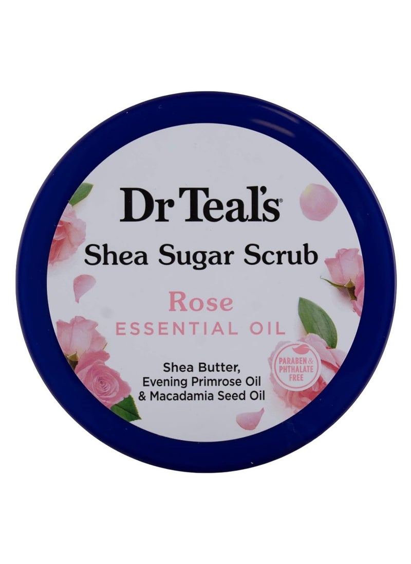 Dr Teal's Shea Sugar Rose Body Scrub 538 g  - Image 2