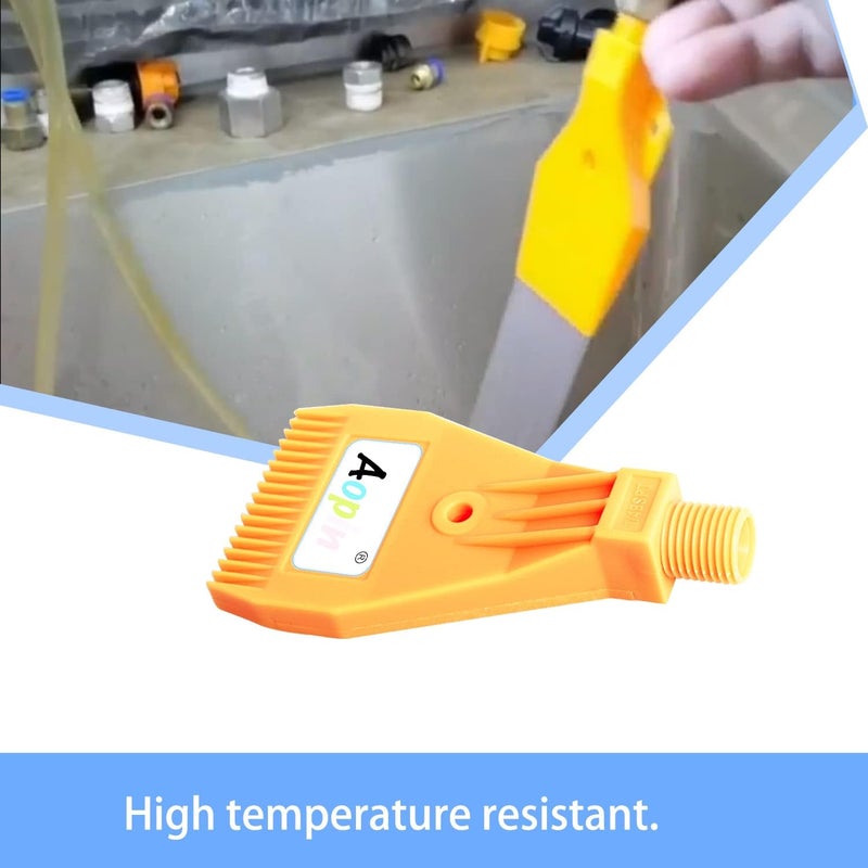 Aopin ABS Wind Nozzle - G1/4 Male, Flat Orifice, 6 Pcs for Compressed Air Machine, Dust Removal & Air Drying - Image 4