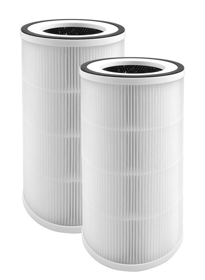 جود تو يو فلتر بديل لتنقية الهواء KILO True HEPA، متوافق مع أجهزة تنقية الهواء Afloia KILO وKILOPLUS وKILOPRO وMIRO وMIRO PRO وMORENTO MR-Kilo وKalo، فلتر كربون نشط عالي الكفاءة 3 في 1، عبوة من قطعتين - Image 1