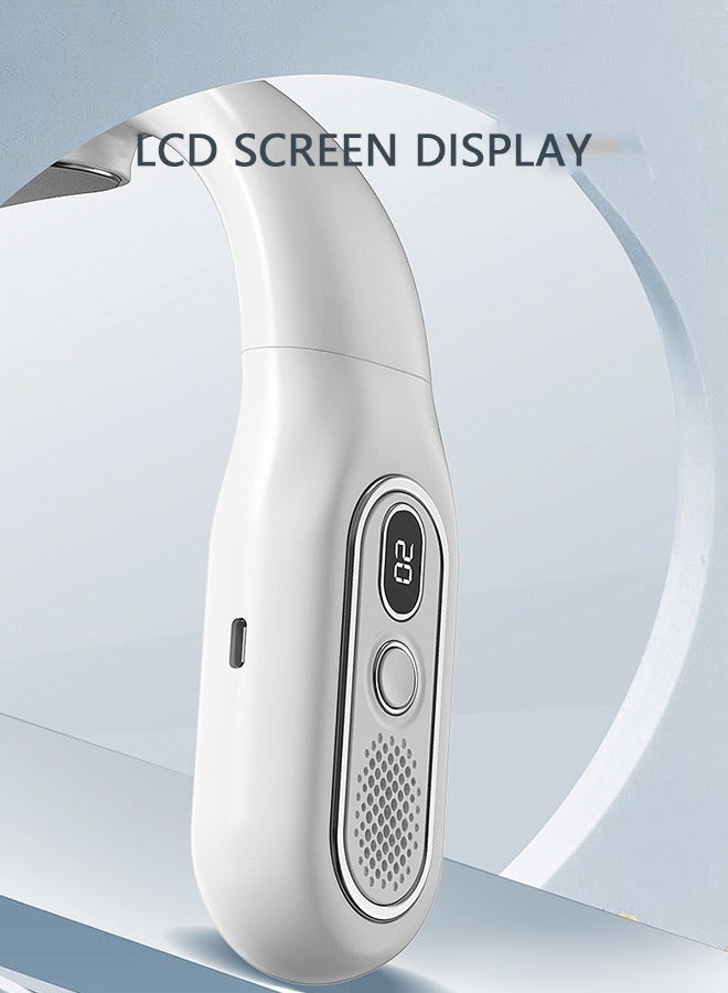 MACAIIROOS Neck Fan Usb Charging Lazy Portable Handheld Small Fan Office Sports Leafless Hanging Neck Fan - Image 4