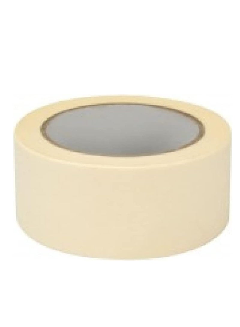 Maxi Premium Masking Tape 2”X30Yds With Red Core,for Painting, Labelling, Packing, for Home, Office, Workshop, White, MX-MT230R - Image 1