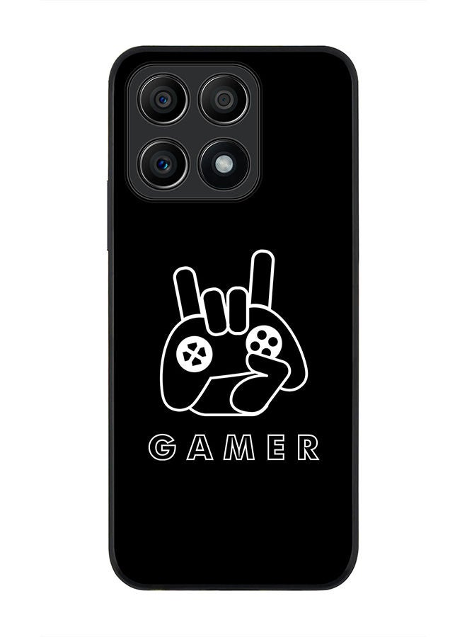 Stylizedd Rugged Black edge case for Honor X8A 4G Slim fit Soft Case Flexible Rubber Edges Anti Drop TPU Gel Thin Cover - Gamer - Image 1