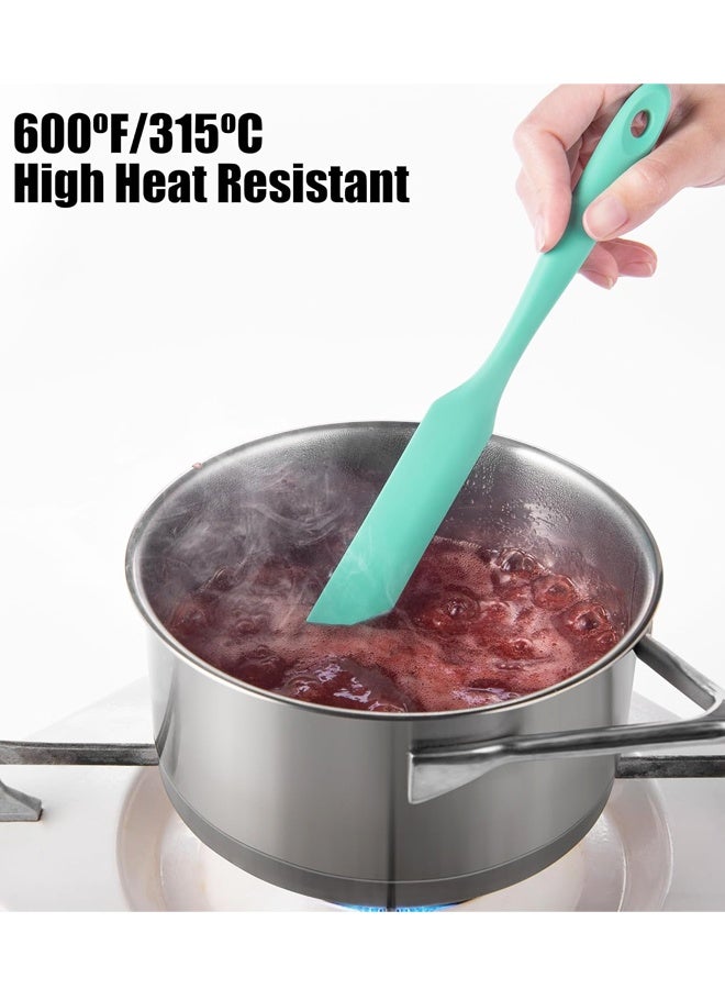 Silicone Jar Spatula 10in, Heat-Resistant 600°F, Food Grade, Flexible Scraper for Peanut Butter, Jam, Icing Sourdough - Image 5