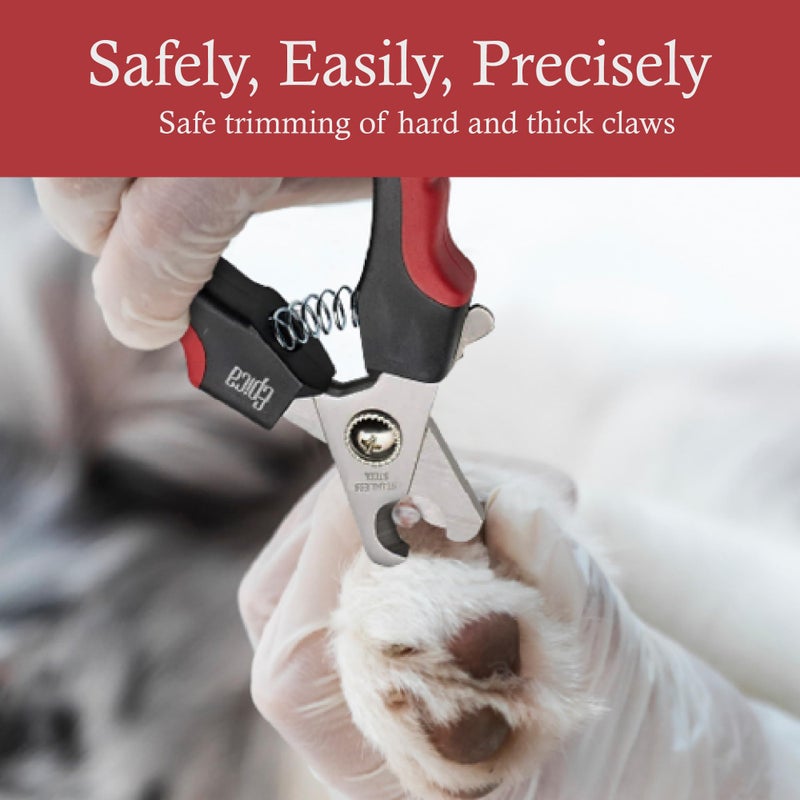 Epica Professional Dog Nail Clipper, Dog Nail Clippers for Large Dog, Easy and Safe Dog Grooming Clippers, Cat Claw Trimmer with Safety Guard (Large) - Image 3