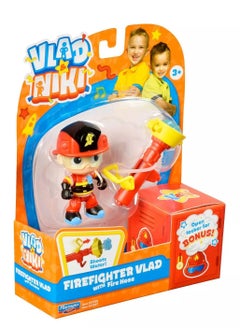 Playmates Toys Vlad and Niki Firefighter Vlad With Fire Hose  - Image 3
