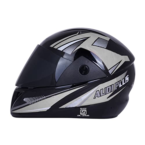 Western Era Enhanced Comfortable Graphics Design Pro Impact Resistant ABS Shell ISI Certified Full Face Helmet and UV Protection Visor (Large, Black Glossy - Blue) - Image 2