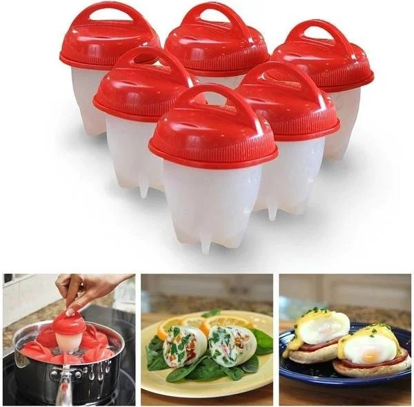 Rennway Silicone Egg Boiler Set of 6
