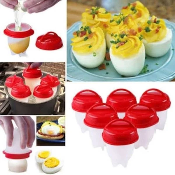 Rennway Silicone Egg Boiler Set of 6