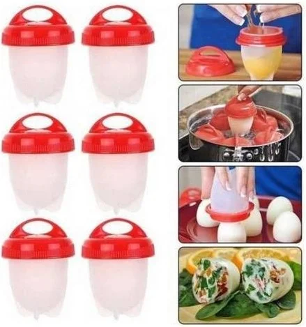 Rennway Silicone Egg Boiler Set of 6