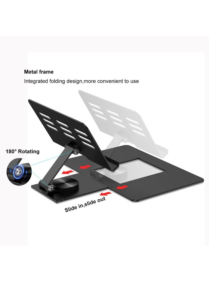 Aookay [4 in 1] Adjustable Stand for Samsung Fold 6/Fold 5/Fold 4/Huawei Mate X3//X5/Honor Magic V3/V2/VS2/Pixel Fold Series, Capacitor Pen, Bluetooth Mouse and Keyboard Set, Foldable Portable Phone Bracket  - Image 5