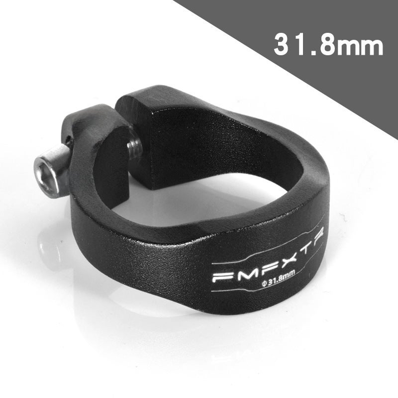 UNO Aluminum Alloy Clamp Mountain Bike Seatpost Road Bicycle ClipNarrow Edge black 31.8mm Narrow Edge black 31.8mm