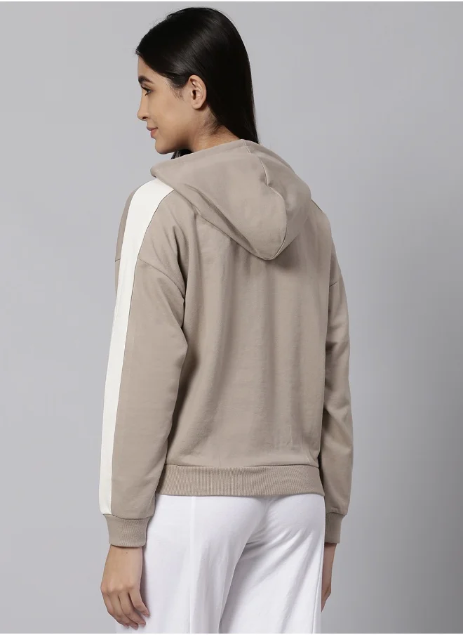 هاي ستار Women DARK BEIGE Sweatshirts