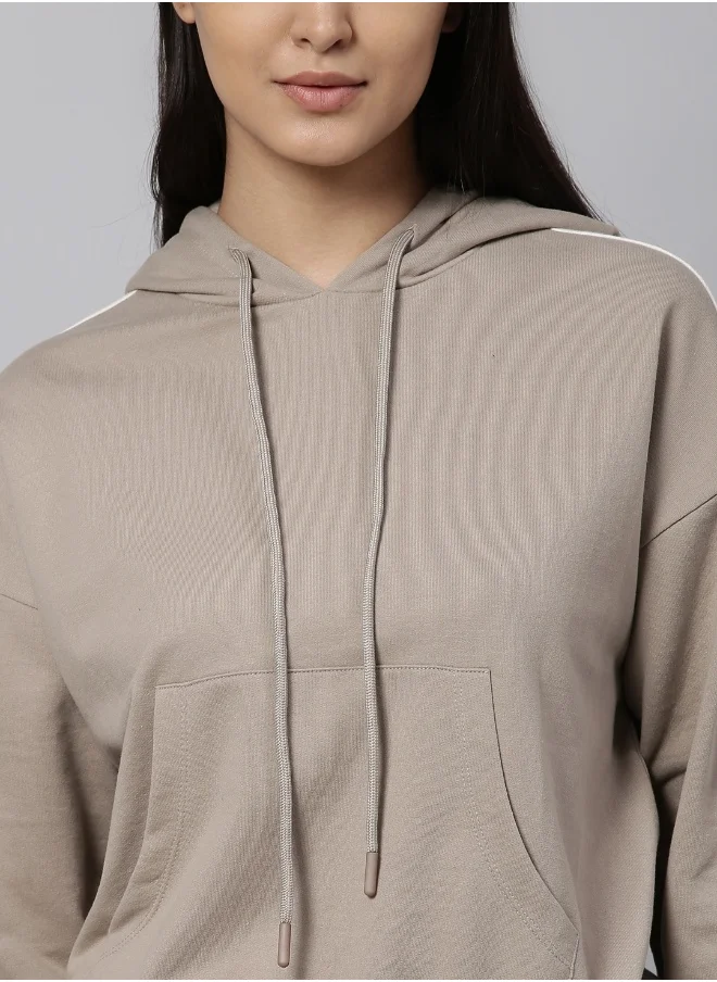 هاي ستار Women DARK BEIGE Sweatshirts