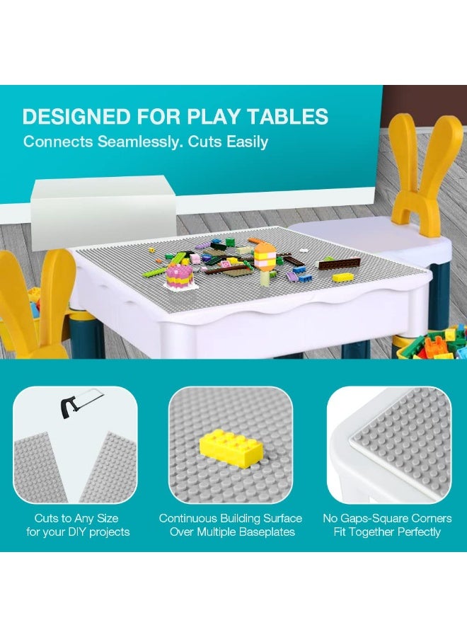 NajmStyle Classic Baseplates Building Base Plates for Building Bricks 100% Compatible with Major Brands-Baseplates 10" x 10", Pack of 6 - Image 4