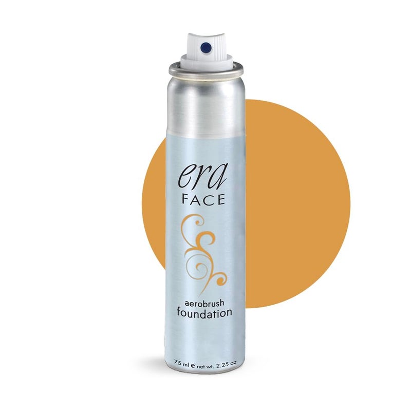 ERA Beauty ERA Face spray makeup Y7 Carmel 225 oz  airbrush foundation everyday buildable professional spray on cosmetics by Era Beauty