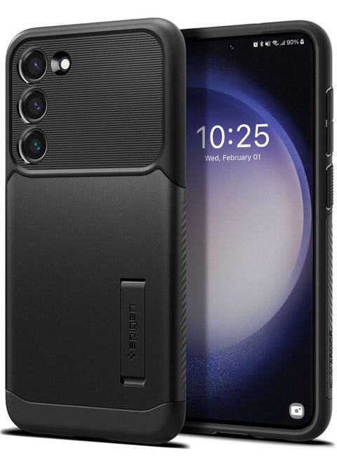 Slim Armor for Samsung Galaxy S23 Plus Case Cover with Kickstand - Black