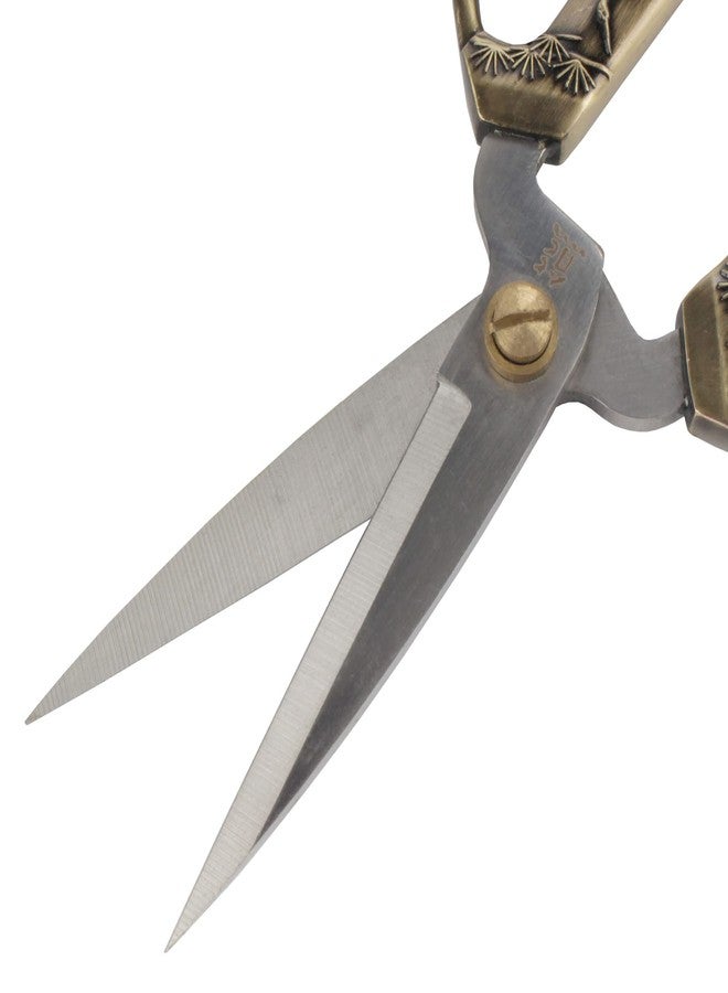 BambooMN JubileeYarn Crane Motif Large Embroidery Craft Scissors - Bronze - 1 Pair - Image 4