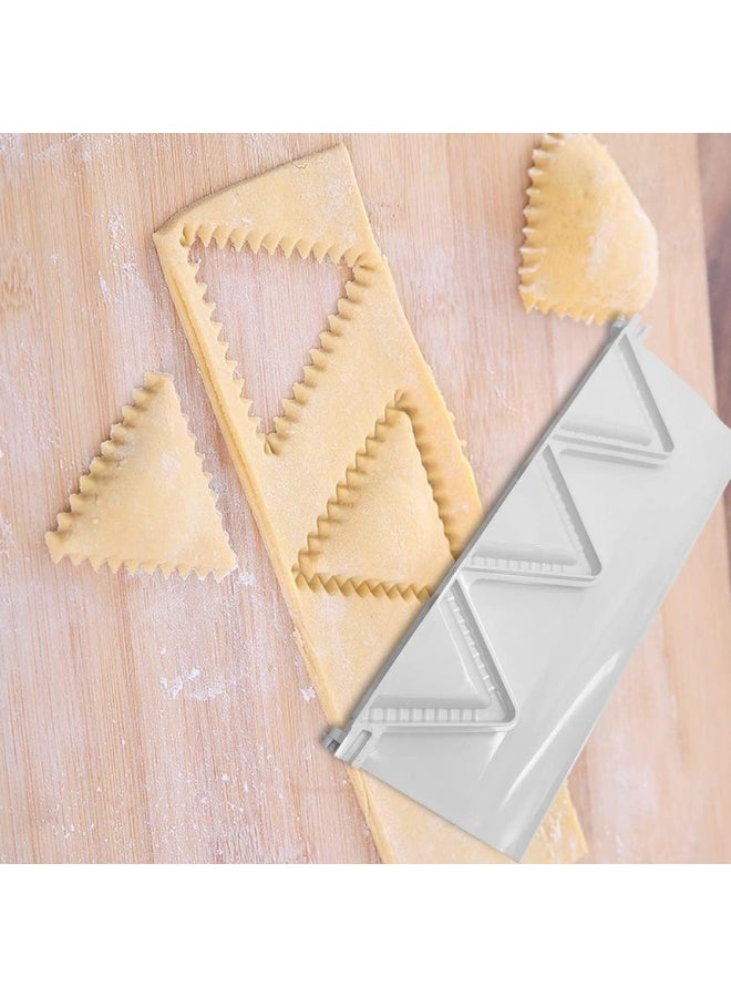 Dumpling and Samosa Maker with 3 Triangular Molds for Making Dumplings, Pirouges, Samosas, Ravioli, Dumplings, Pancakes, Empanadas, and Meatballs - Kitchen Tools  T-950 - Image 1