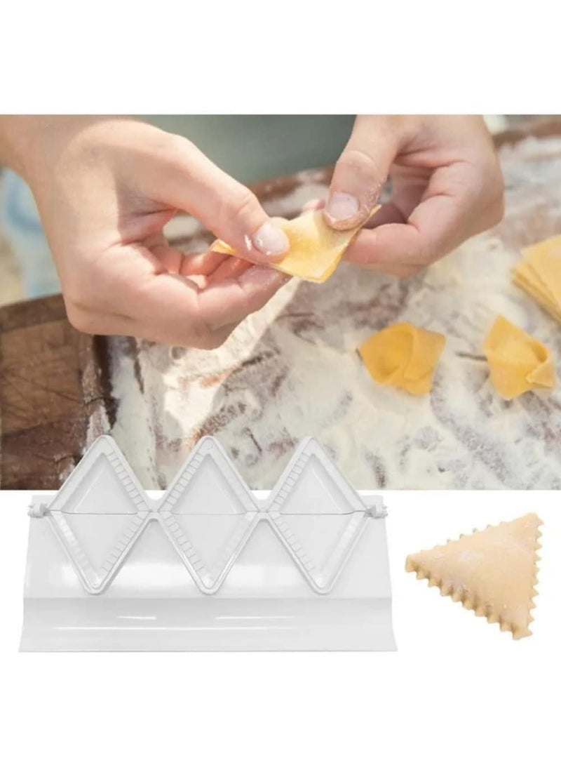 Dumpling and Samosa Maker with 3 Triangular Molds for Making Dumplings, Pirouges, Samosas, Ravioli, Dumplings, Pancakes, Empanadas, and Meatballs - Kitchen Tools  T-950 - Image 4