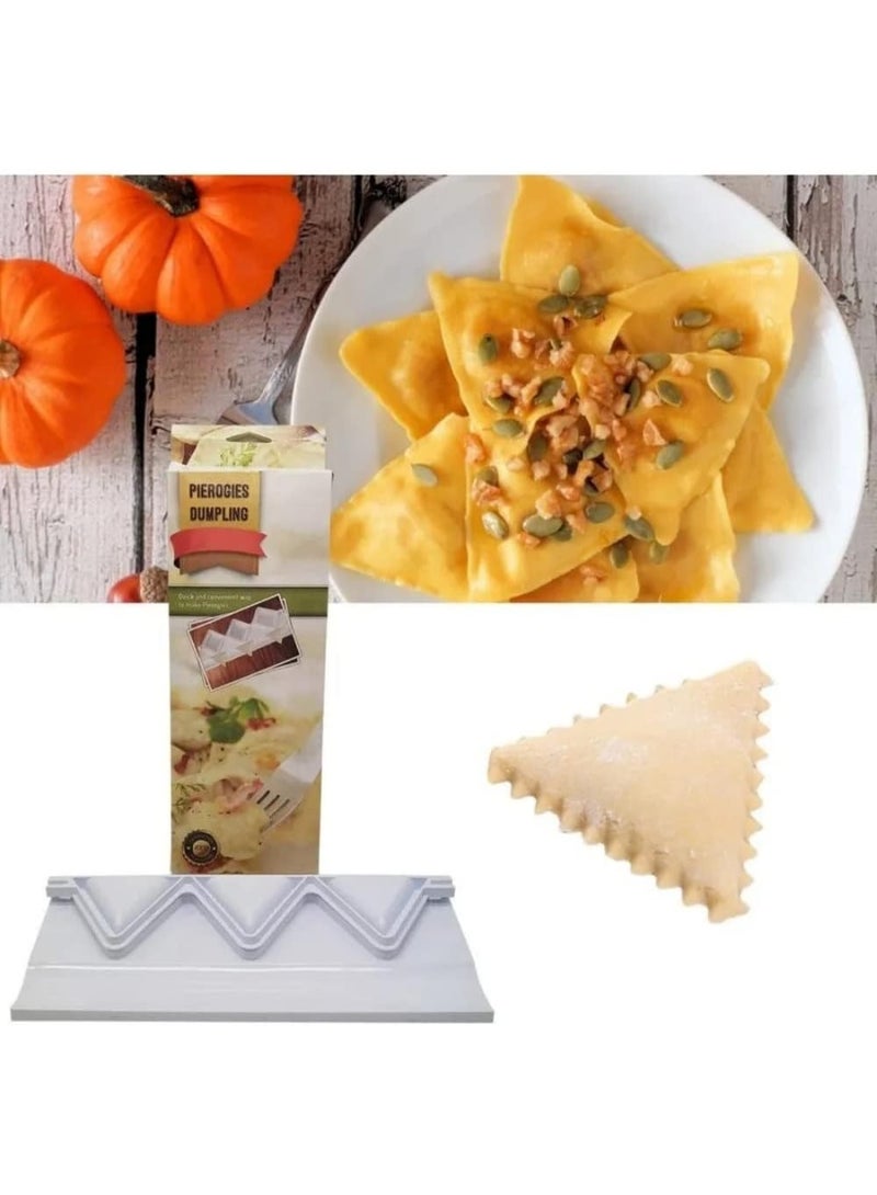 Dumpling and Samosa Maker with 3 Triangular Molds for Making Dumplings, Pirouges, Samosas, Ravioli, Dumplings, Pancakes, Empanadas, and Meatballs - Kitchen Tools  T-950 - Image 3