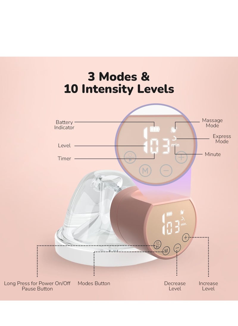 Blooming Blossom - Blooming Blossom - Single Wearable Cordless Breast Pump - Pink - Image 1