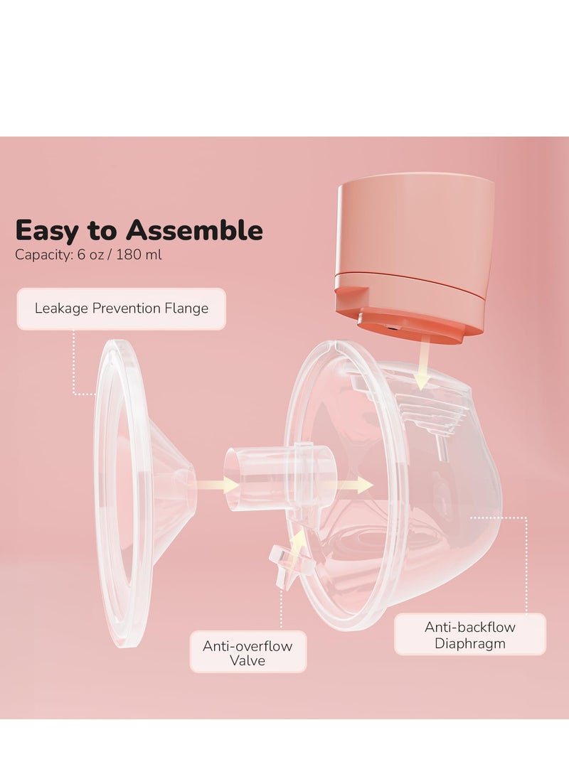 Blooming Blossom - Blooming Blossom - Single Wearable Cordless Breast Pump - Pink - Image 1