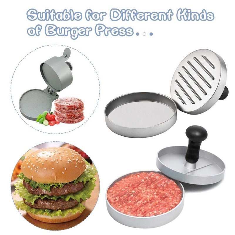 YQL Hamburger Patty Paper Round 4.5 Inch, Set of 200, Non Stick Patty Paper Sheets for Burger Press, Patty Serperate and Cake Baking(5.5/6/7/8/9/10/12inch Available) - Image 4