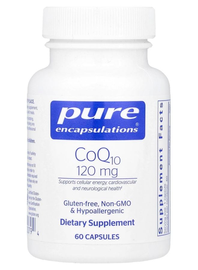 Pure Encapsulations كيو 10 120 ملغ 60 كبسولة