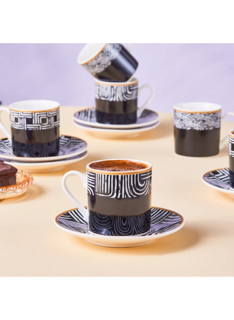 Karaca Outdoor Karaca Rabat Coffee Cup for 6 Persons 90 ml
