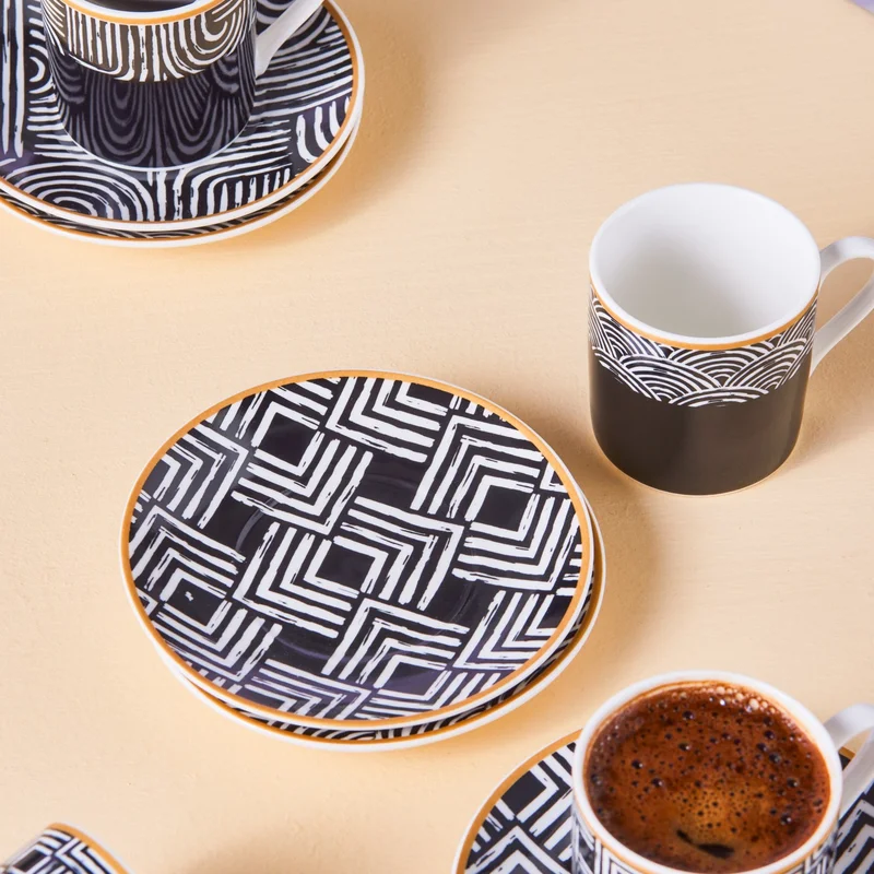 Karaca Rabat Coffee Cup for 6 Persons 90 ml