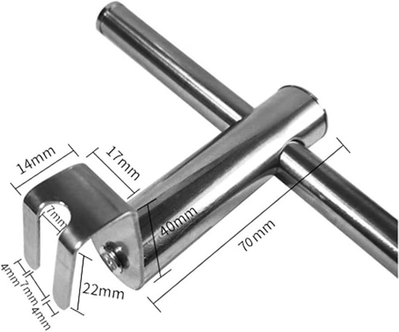 60 سم مدفأة مناشف قابلة للتعديل من الفولاذ المقاوم للصدأ رادياتور حامل تجفيف للحمام - Image 5