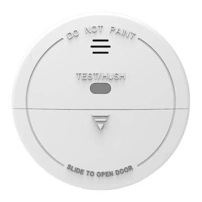 Avance Wireless 433 MHz not WiFi Smoke Detector Battery Powered Smoke Alarm with LED Lights Avance Dual Band Alarm System Control PanelHub Required for Alert On Mobile - Image 1