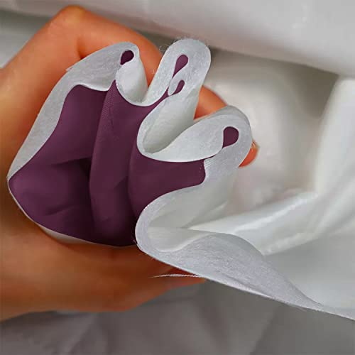 ACHIR 100% Waterproof Polycotton Breathable Corner Elastic Fitted Style Mattress Protector/Bed Cover - King Size, 72x78 Inch, 182.88x198.12 CM, 6ftx6.5 Feet - Wine - Image 4