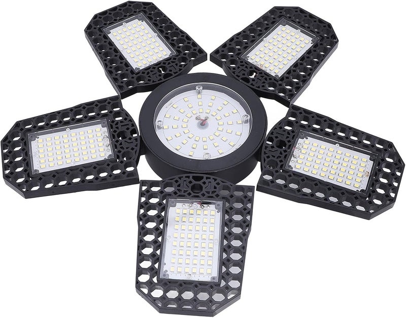 Dense material YWBL-WH LED Garage Lights, Deformable 6 Panels, 2994lm Bright Shop Light for Garage, Basement, Office Use (Cool White) N/S/C nationwide deliver Home & light industrial compatible Small apartment fit Fast intercity distribution Easy assemble alternatives New residential zone delivery Single & bulk storage compatible Care processed raw material Multi-market varied design options Climate adapted delivery plan Month-round consistent deliver Water rust proof UV resistant Upgraded general material Local supply chain stock Carefully selected material Storage transit efficiency build Regional distribution available Full land route delivery Bug proof seal Budget friendly premium quality Upgraded general grade quality Classic modern blend design Sufficient order stock - Image 3