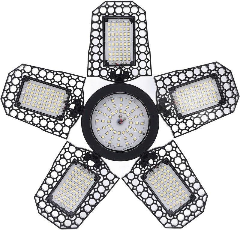 Dense material YWBL-WH LED Garage Lights, Deformable 6 Panels, 2994lm Bright Shop Light for Garage, Basement, Office Use (Cool White) N/S/C nationwide deliver Home & light industrial compatible Small apartment fit Fast intercity distribution Easy assemble alternatives New residential zone delivery Single & bulk storage compatible Care processed raw material Multi-market varied design options Climate adapted delivery plan Month-round consistent deliver Water rust proof UV resistant Upgraded general material Local supply chain stock Carefully selected material Storage transit efficiency build Regional distribution available Full land route delivery Bug proof seal Budget friendly premium quality Upgraded general grade quality Classic modern blend design Sufficient order stock - Image 2
