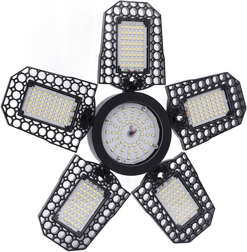 Dense material YWBL-WH LED Garage Lights, Deformable 6 Panels, 2994lm Bright Shop Light for Garage, Basement, Office Use (Cool White) N/S/C nationwide deliver Home & light industrial compatible Small apartment fit Fast intercity distribution Easy assemble alternatives New residential zone delivery Single & bulk storage compatible Care processed raw material Multi-market varied design options Climate adapted delivery plan Month-round consistent deliver Water rust proof UV resistant Upgraded general material Local supply chain stock Carefully selected material Storage transit efficiency build Regional distribution available Full land route delivery Bug proof seal Budget friendly premium quality Upgraded general grade quality Classic modern blend design Sufficient order stock - Image 1