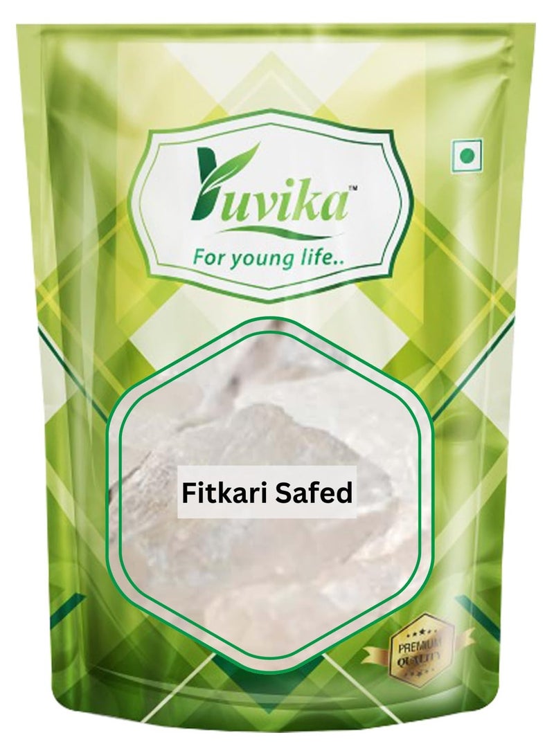 Yuvika Fitkari Safed Phitkari Safed Potassium Alum  Alum White 200 Grams - Image 1