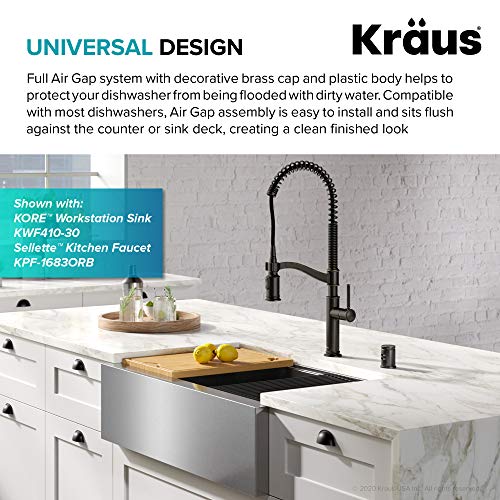 KRAUS Dishwasher Air Gap in Oil Rubbed Bronze, KAG-1ORB - Image 4