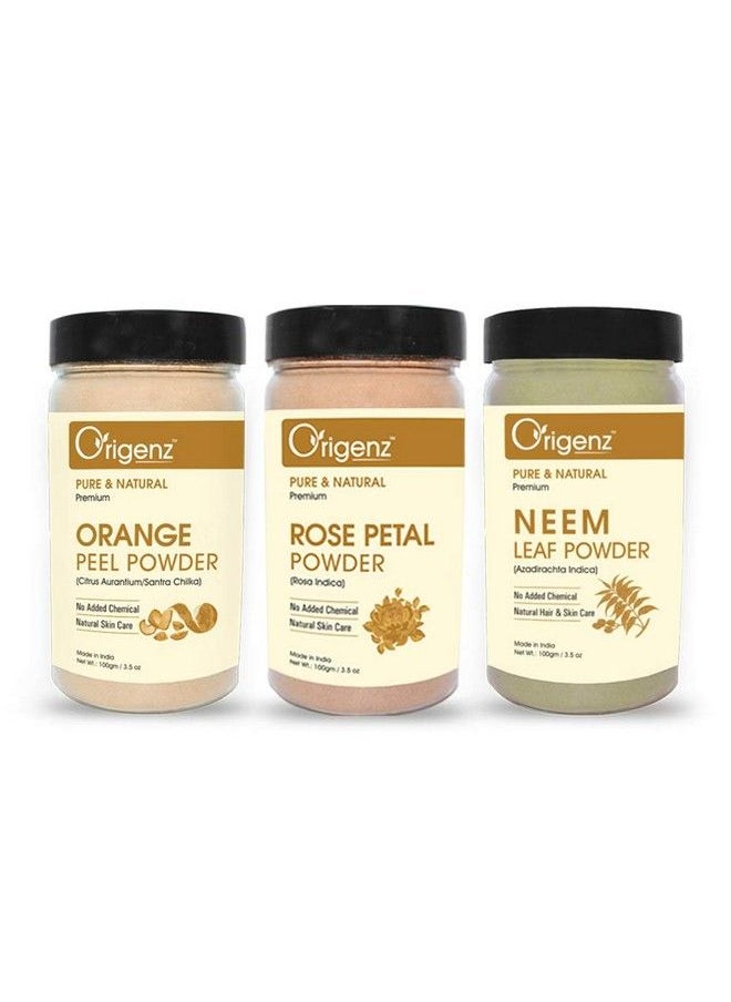 Skin Care Combo (Orange Peel Rose Petals Neem Leaf Powder) 100Gm Pack Of 3 - pzsku/Z5AC7B13DCB6E46BE788DZ/45/_/1687592971/78264059-9f18-4862-87c4-aee509f5831e