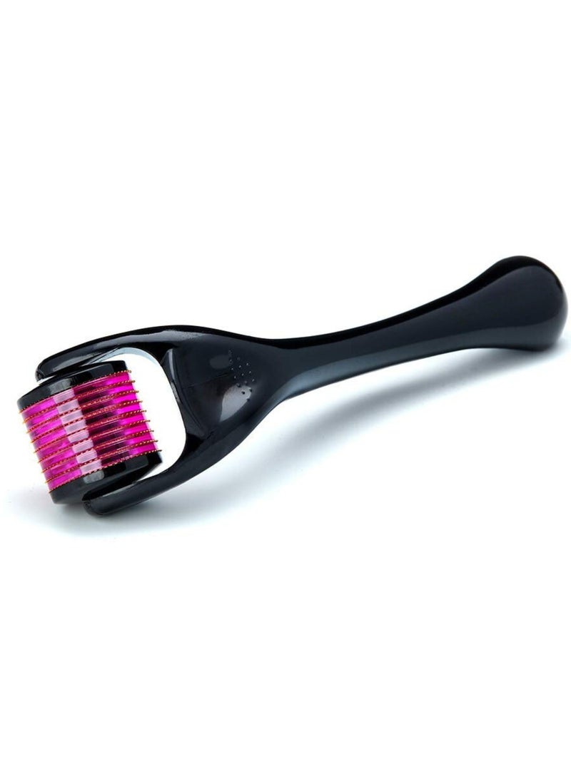 Derma Roller - Derma Roller for Hair Growth 0.5mm with 540 Needles, Activates Hair Follicles, Repair Damaged Hair, Reduce Acne Scars, Remove Dark Spots Tighten Skin, Beard Hair Wrinkle Stretch Marks Safe To Use - Image 1