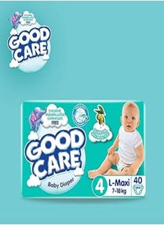 GOOD CARE Good Care Baby Diapers - Twin Pack - Maxi Size 4 - 40 Pieces 
