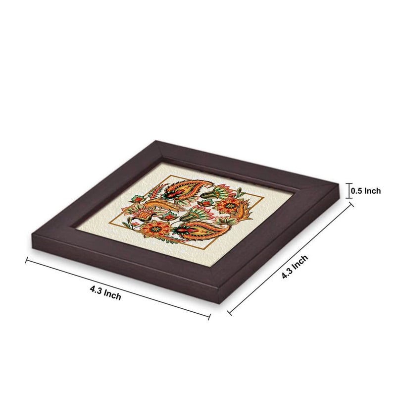 Paper Plane Design Tea Coffee Coaster Set Wooden Decorative Coasters Set. Home and Office Wooden Coasters Design 828 - Image 4