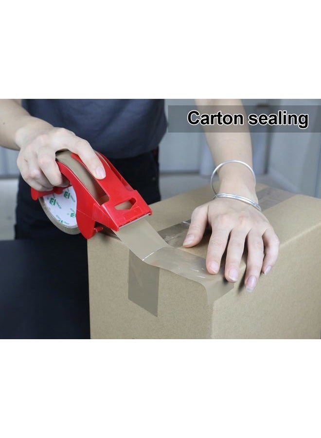 BOMEI PACK Brown Packing Tape with Dispenser, 2.4 Mil 1.88 Inch x 60 Yards, 6 Refills Rolls Packaging Tape for Moving, Shipping and Storage - Image 3