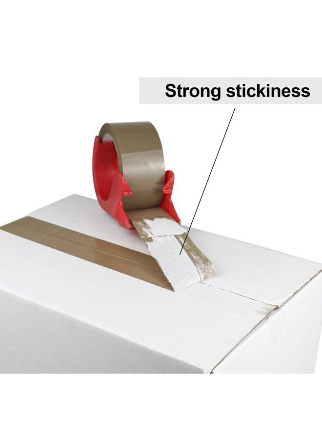 BOMEI PACK Brown Packing Tape with Dispenser, 2.4 Mil 1.88 Inch x 60 Yards, 6 Refills Rolls Packaging Tape for Moving, Shipping and Storage - Image 4