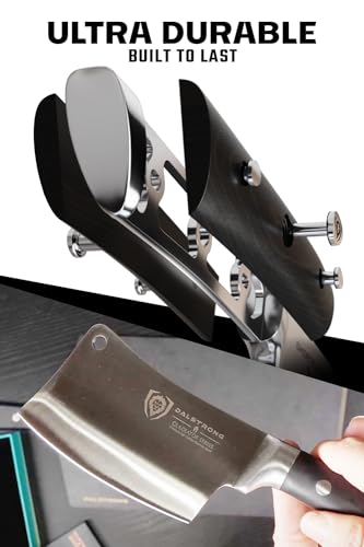 Dalstrong Meat Cleaver Knife -4.5"- Gladiator Series Elite-Heavy Duty Giftable Kitchen Knife - Black Handle-Razor Sharp Knife-Forged High Carbon German Steel -w/Sheath-NSF Certified - Image 3