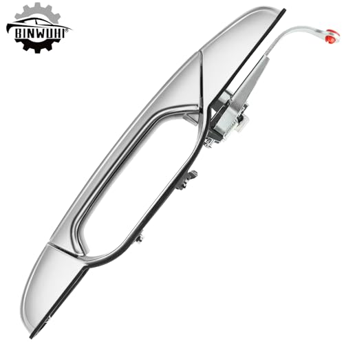BINWUHI Exterior Rear Right Door Handle Passenger Side Compatible with The Following Models: 2007-2013 Chevrolet Chevy Silverado Tahoe Avalanche Suburban, GMC Sierra, Cadillac Escalade ESV, 15915660 - Image 2