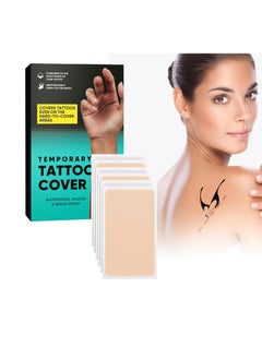 Tattoo Cover Up, 6 PCS Tattoo Cover up Patch,Tattoo Tape Cover up Waterproof for Scar and Birthmarks, Invisible Waterproof Skin Tone Concealer Sticker Skin Colors