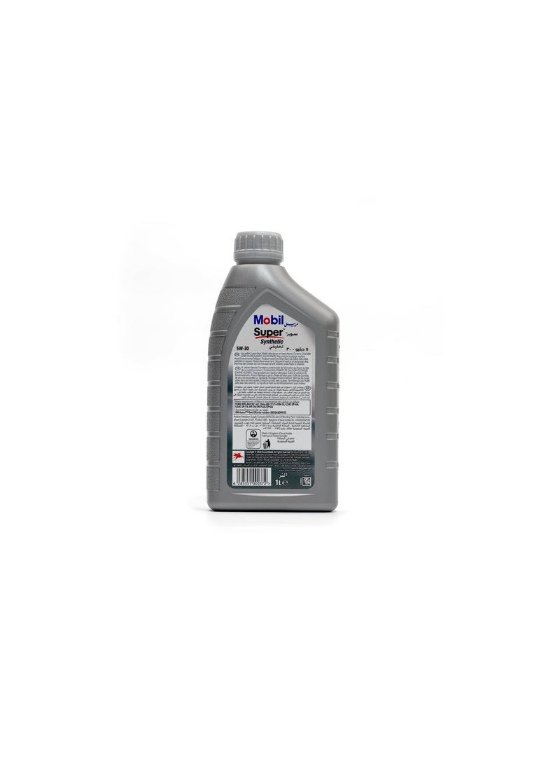 موبيل سوبر 5W-30 SQ (زيت محرك بتقنية اصطناعية عالية الأداء) - 12 × 1 لتر - Image 3