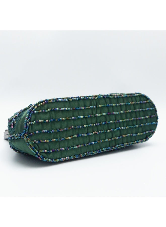 Women's Clutch Evening Bag Women's Handbag Vintage Beaded Bag Shoulder Bag with Removable Chain Perfect for Weddings, Ramadan, Birthdays,Prom Party,Gift For Woman Girl Mother Teacher - Image 4